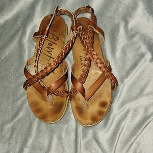 Blowfish Sandals, Brown , Size 7